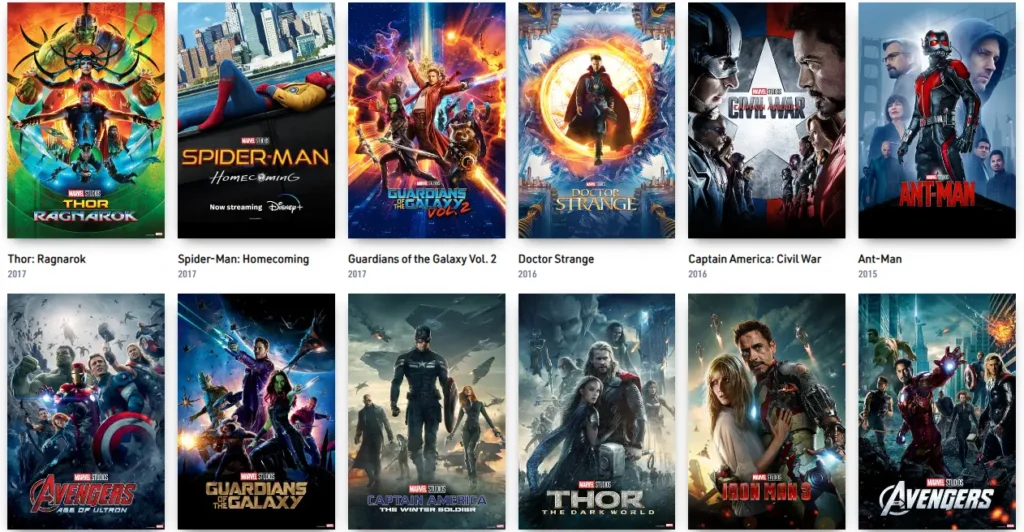 All Marvel Movies — Box Office Comparison 3 All Marvel Movies — Box Office Comparison